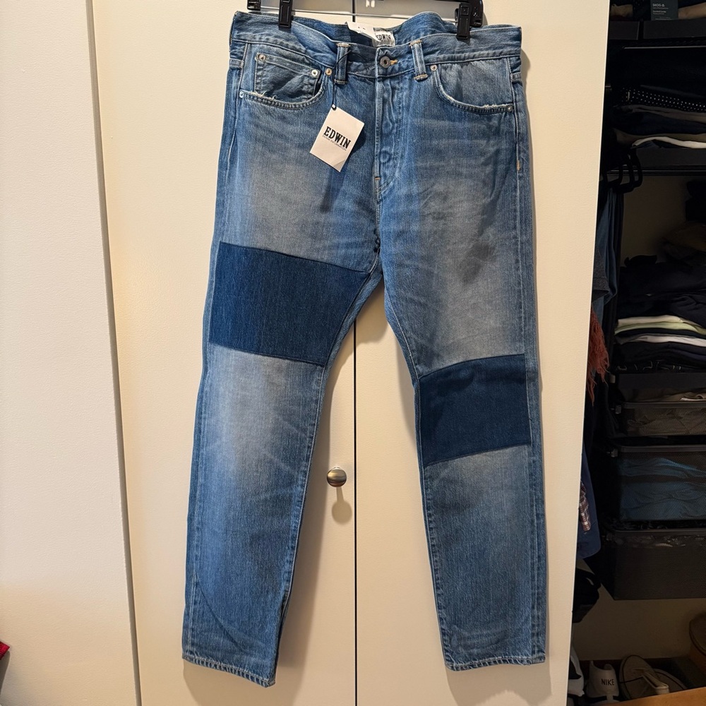 NWT Japanese Cloth Edwin ED 80 Slim Tapered Denim W36 L32